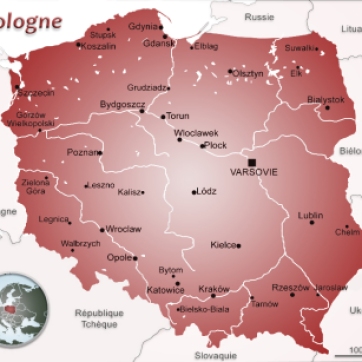 Carte Pologne